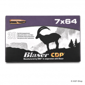 Blaser 7x64 CDP 10,0 g / 154 gr Büchsenpatronen, Packung mit 20 Stück