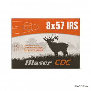 Blaser Büchsenpatrone 8x57 IRS CDC 11,0 g / 170 gr, 20 Stück Bleifrei