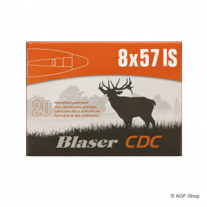 Blaser Büchsenpatrone 8x57 IS CDC 11,0 g / 170 gr, 20 Stück Bleifrei