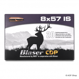 Blaser 8x57 IS CDP 12,7 g / 196 gr Büchsenpatronen, Packung mit 20 Stück