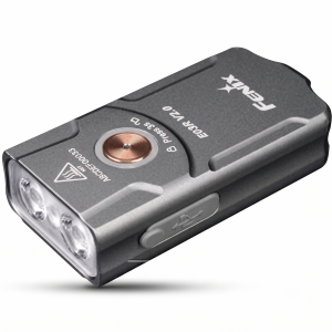 Fenix E03R V2.0 LED Schlüsselanhängerlampe grau mit 500 Lumen AGF-Shop