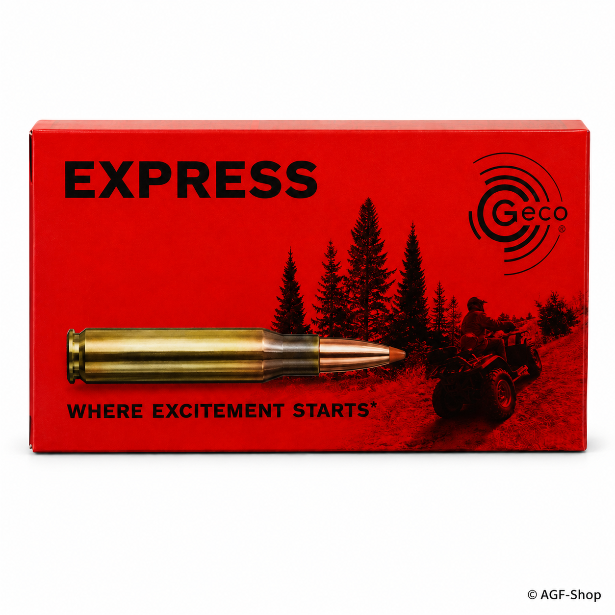 GECO .222 Rem. Express 3,6 g / 56 gr, Büchsenpatronen, 20 Stück