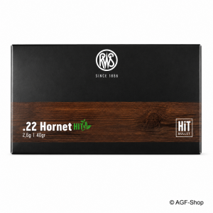 RWS HIT .22 Hornet 2,6 g 40 grs 20 Stück