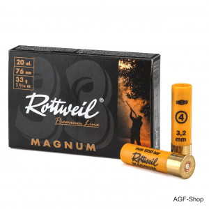 Rottweil Waidmannsheil Magnum 20/76 3,7 mm Nr. 2 10 Stück