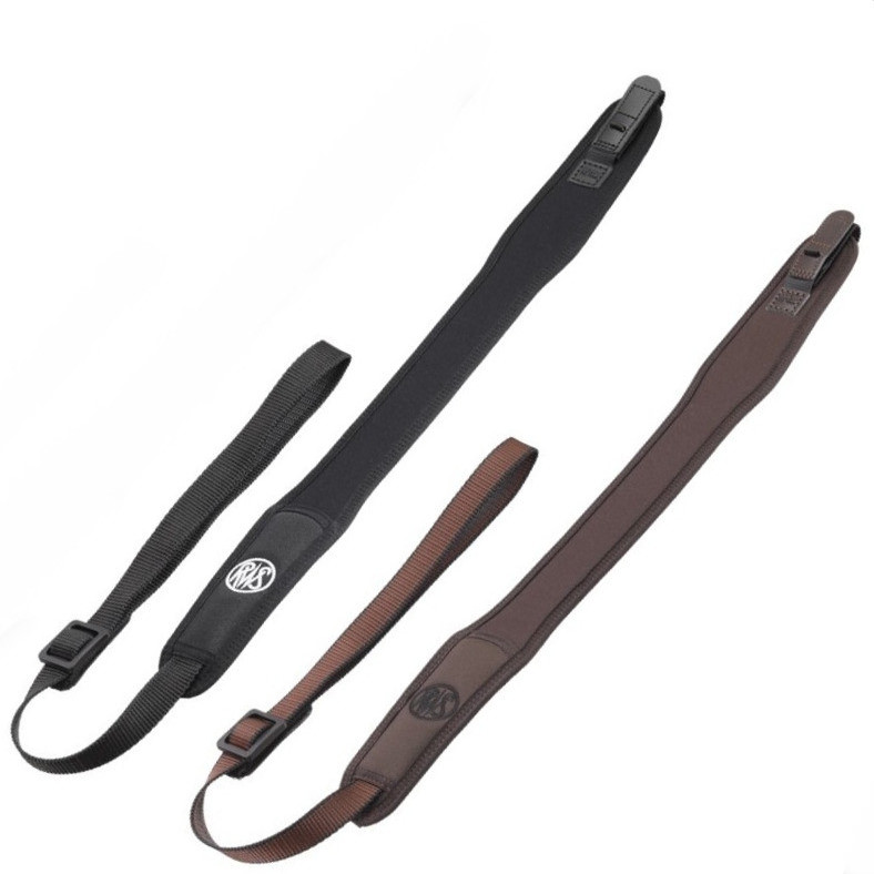 RWS Gewehrriemen Neopren braun und schwarz mit Schnellverschlüssen – AGF-Shop