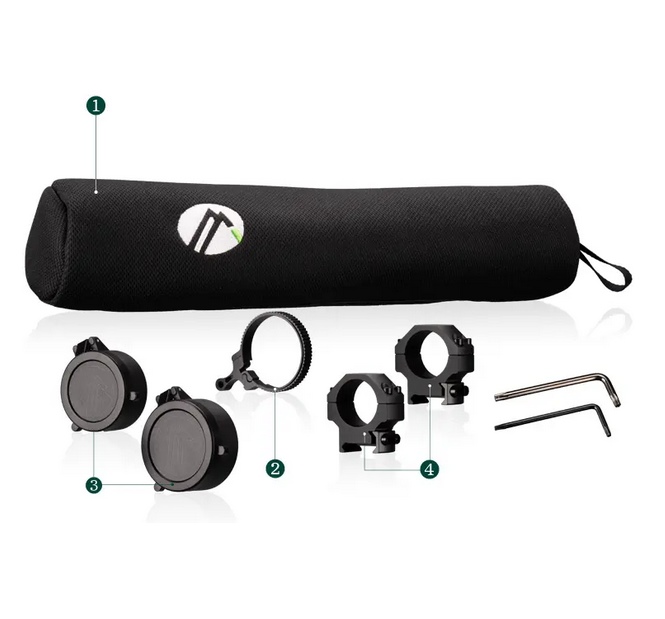 Zubehör-Set für ALPEN OPTICS APEX XP 1,5-9x45 mit Montagen und Schutz – AGF-Shop
