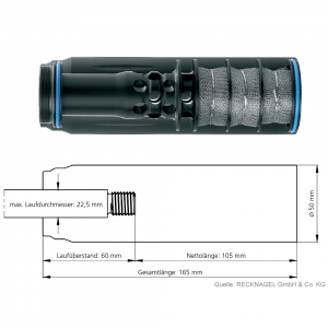 ERA Silencer SOB 3D Kaliber .30 mit ERA LOC Schnellverschluss