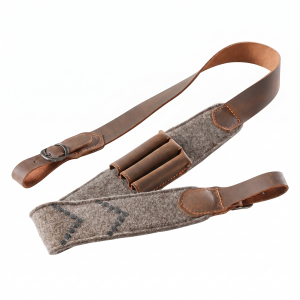 Fritzmann Gewehrriemen aus Wollfilz und Leder mit Patronenetui - AGF-Shop