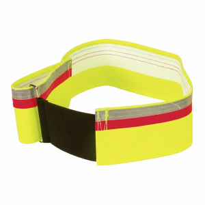 Fritzmann Hundesignalhalsband gelb reflektierend 30–45 cm
