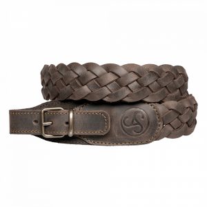 Sauer Gewehrriemen Leder geflochten braun – AGF-Shop