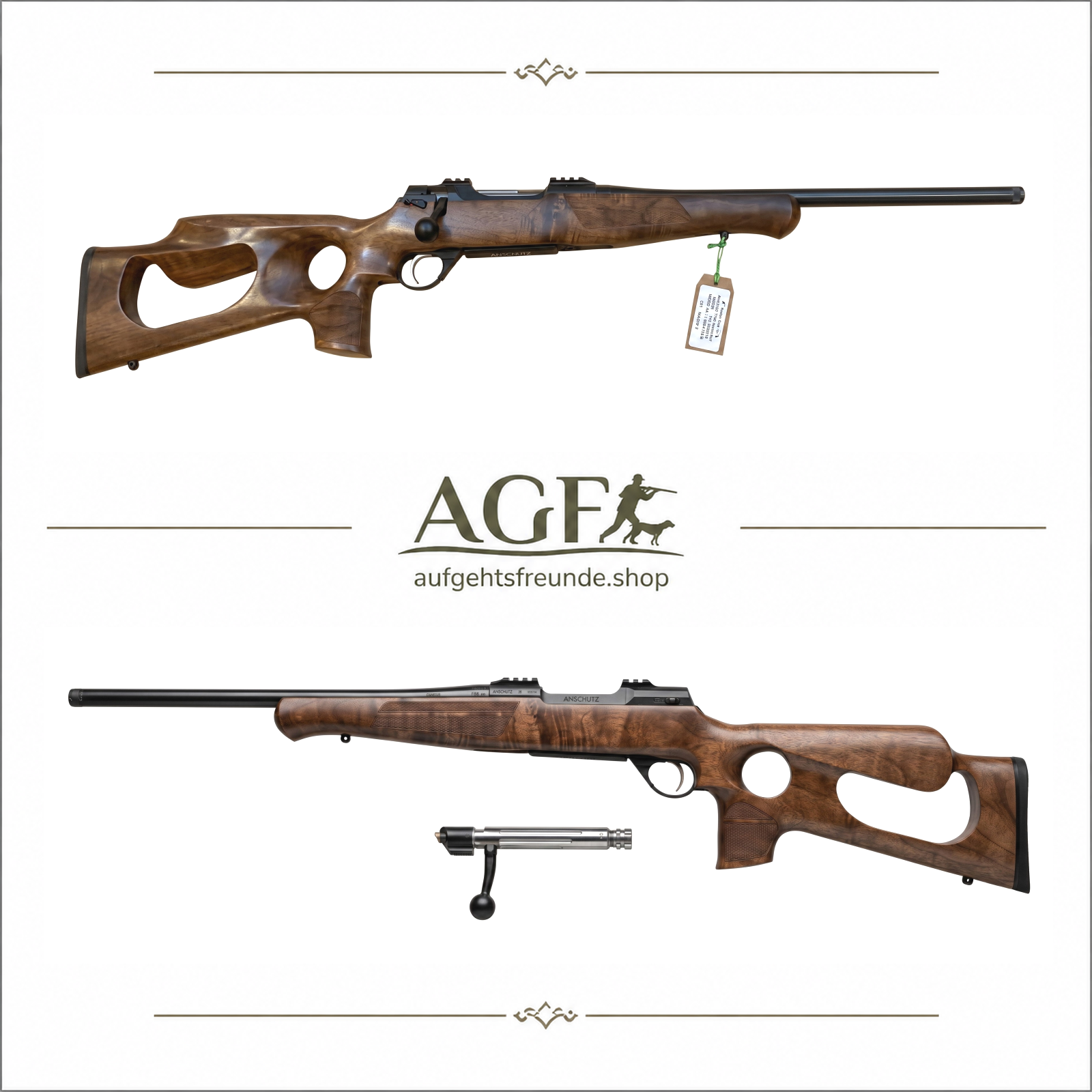 Anschütz 1782 Premium Lochschaft 8x57 IS mit 52-cm-Lauf | AGF-Shop