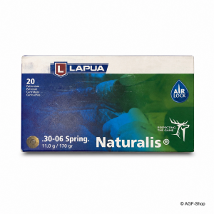 Lapua Naturalis .30-06 Spring. 11,0 g / 170 gr – 20 Schuss | AGF-Shop