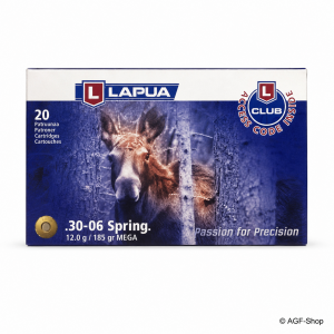 Lapua Mega .30-06 Spring. 12,0 g / 185 gr – 20 Schuss | AGF-Shop