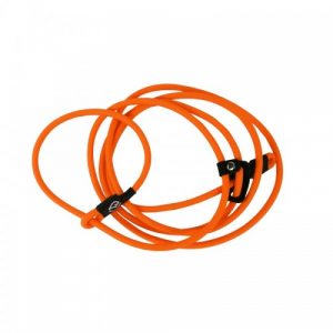 Farm-Land Hundeleine Lautlos Orange mit integrierter Halsung und 2,8 m Länge bei AGF-Shop