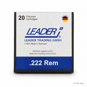 Leader LJG-HSR .222 Rem. 3,0 g / 47 gr – 20 Schuss | AGF-Shop