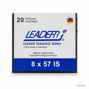 Leader LJG-SX 8×57 JS 8,2 g / 127 gr – 20 Schuss | AGF-Shop