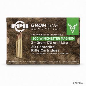 PPU Z-GROM .300 Win. Mag. 11,0 g / 170 gr – 20 Schuss | AGF-Shop