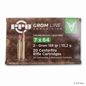 PPU Z-GROM 7x64 10,2 g / 158 gr – 20 Schuss | AGF-Shop