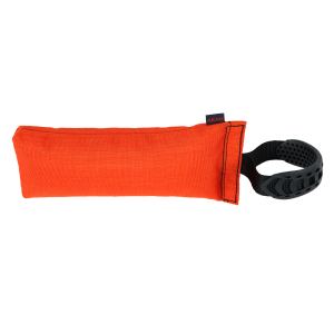 AKAH Apportierdummy Orange 500 g aus Cordura 1100 mit gummierter Fingerschlaufe – AGF Shop